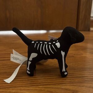 Victoria’s Secret PINK skeleton pup keychain - brand new with tags!